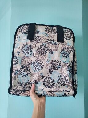 Embroidery Bag - Project Storage - Floral Pattern - Brand New